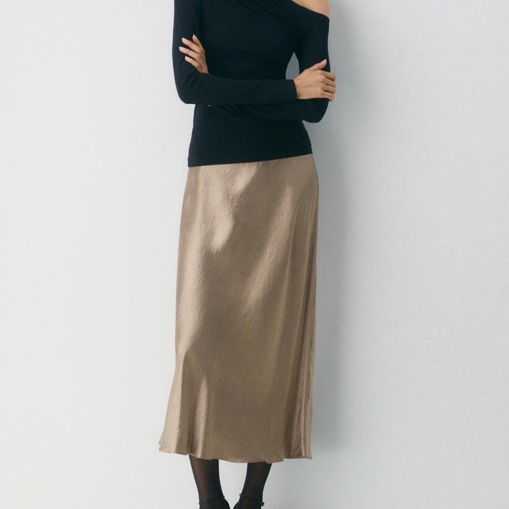 Aritzia Babaton Slip Satin Maxi Skirt - Picture 3 of 8